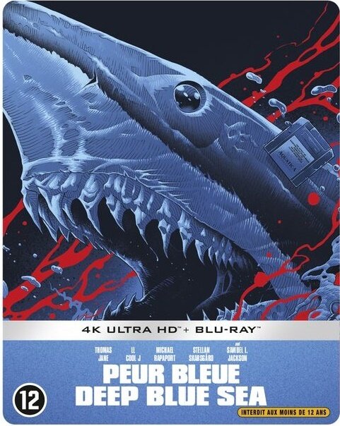 Peur bleue - Deep Blue Sea (1999) Limited Edition, Steelbook, 4K Ultra HD + Blu-ray