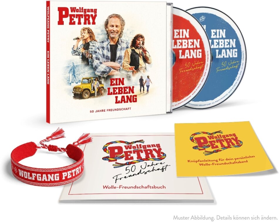 Wolfgang Petry - Ein Leben lang + Freundschaftsarmband, Deluxe Edition, 2 CDs