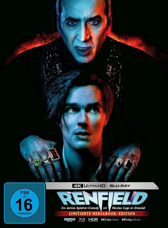 Renfield (2023) Cover A, Limited Edition, Mediabook, 4K Ultra HD + Blu-ray