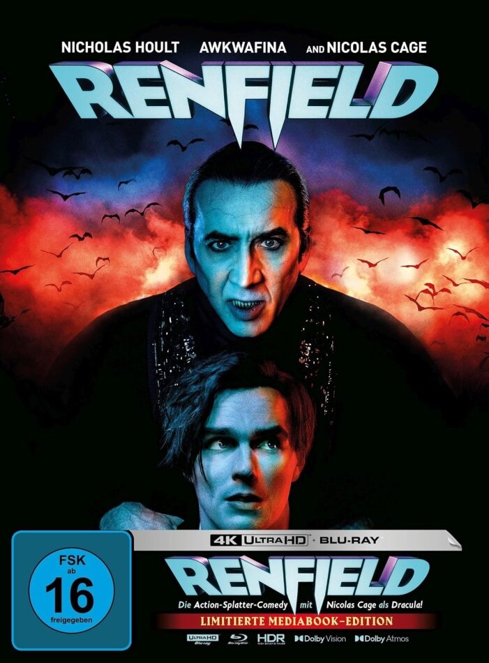Renfield (2023) Cover B, Limited Edition, Mediabook, 4K Ultra HD + Blu-ray