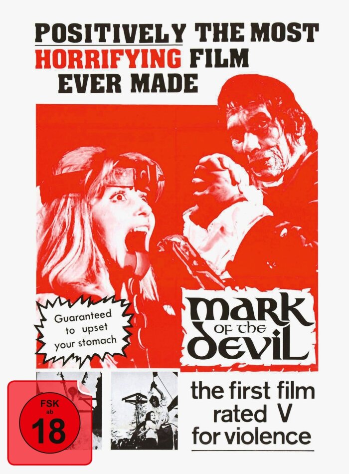 Mark of the Devil - Hexen bis aufs Blut gequält (1970) Cover D, Limited Edition, Mediabook, 4K Ultra HD + 3 Blu-rays