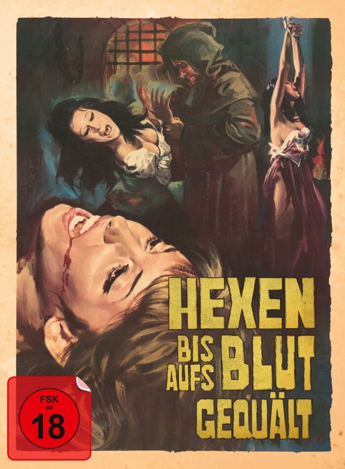 Hexen bis aufs Blut gequält (1970) Cover E, Limited Edition, Mediabook, 4K Ultra HD + 3 Blu-rays