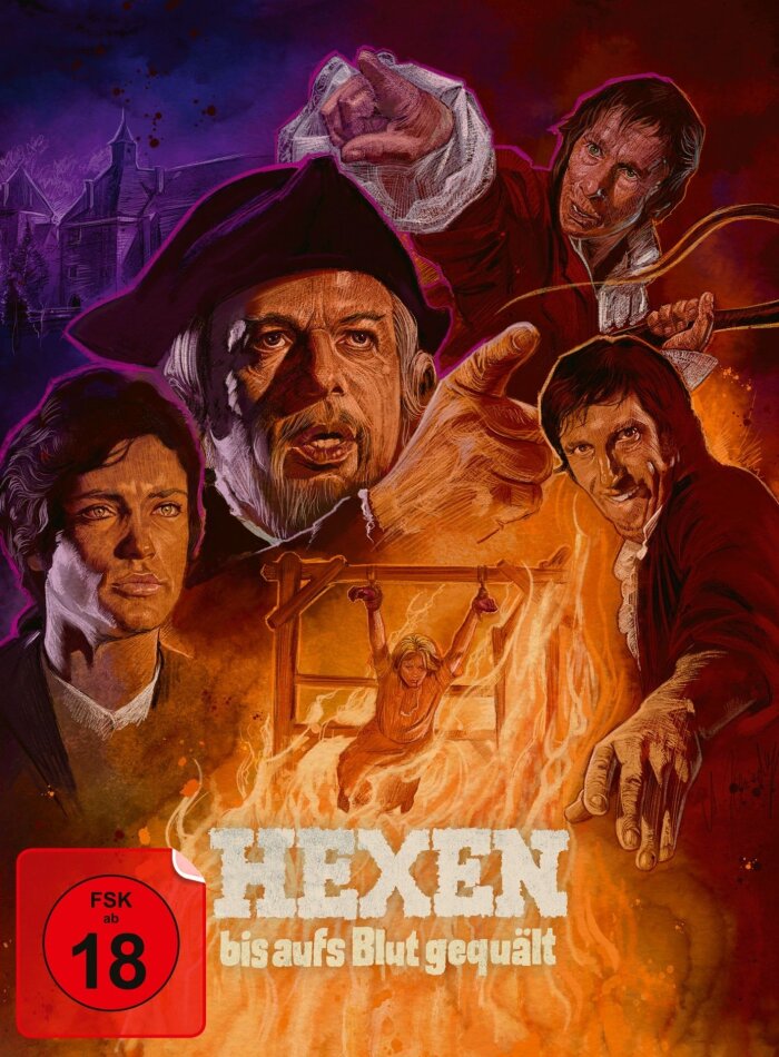 Hexen bis aufs Blut gequält (1970) Cover A, Limited Edition, Mediabook, 4K Ultra HD + 3 Blu-rays
