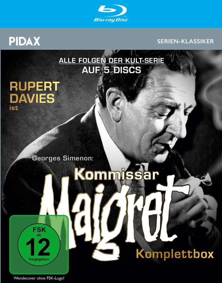 Kommissar Maigret - Die komplette Kult-Serie Box completo, Pidax Serien-Klassiker, 5 Blu-ray