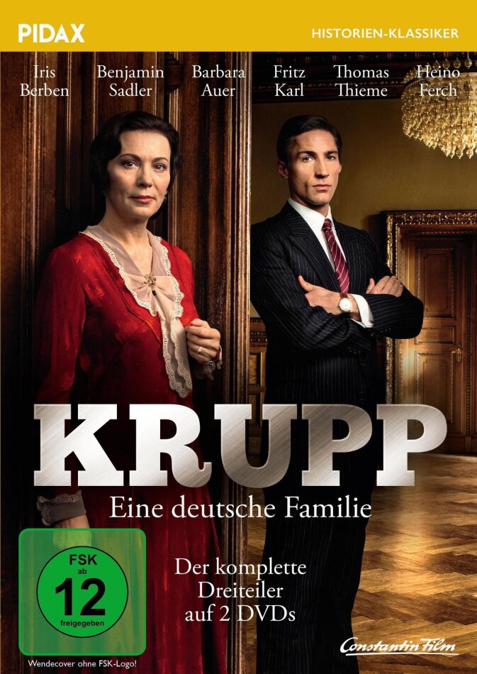 Krupp - Eine deutsche Familie (2009) - Der komplette Dreiteiler (2009) Pidax Historien-Klassiker, 2 DVDs