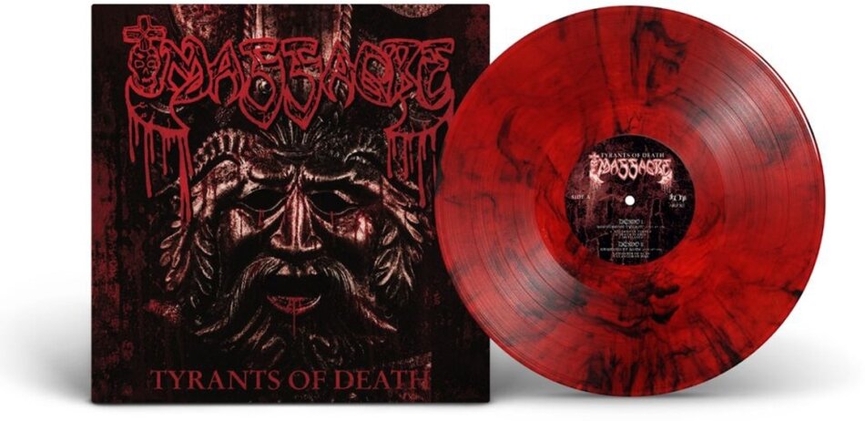 Massacre - Tyrants Of Death 2026 Reissue, Agonia Records, Smoked Vinyl, LP