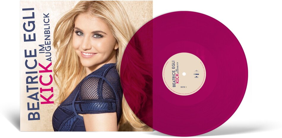 Beatrice Egli - Kick Im Augenblick limitiert & nummeriert, 140 Gramm, Magenta Vinyl, LP
