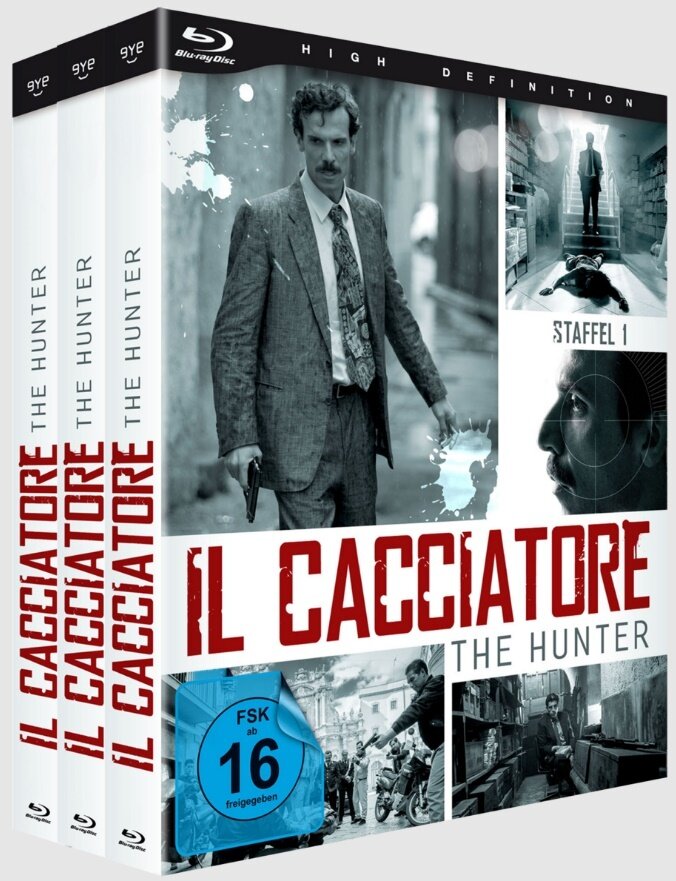 Il Cacciatore - The Hunter - Die komplette Serie - Staffel 1-3 (ohne Schuber) 7 Blu-rays
