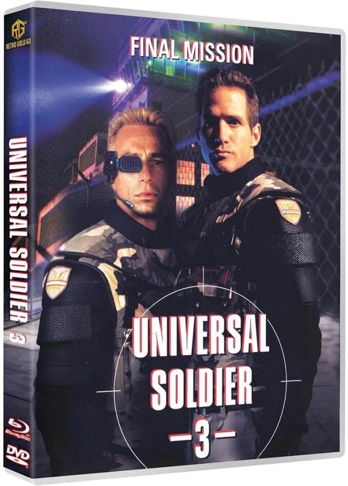 Universal Soldier 3: Unfinished Business (1998) Scanavo Box, Limited Edition, Uncut, Blu-ray + DVD