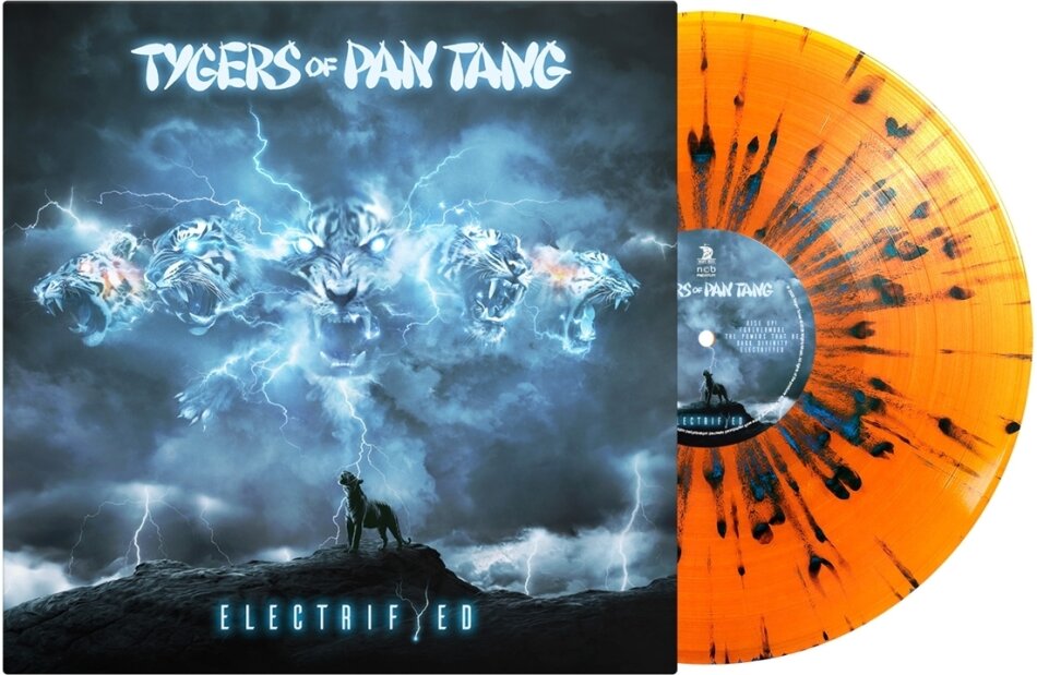 Tygers Of Pan Tang - Electrifyed Transparent Orange W/ Blue Splatter, LP