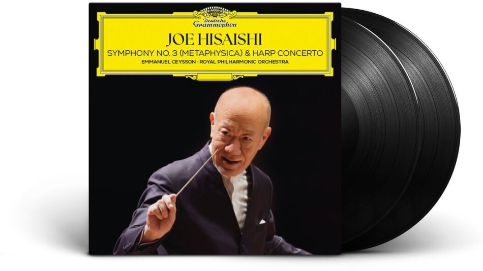 Joe Hisaishi, Joe Hisaishi, Emmanuel Ceysson & Royal Philharmonic Orchestra - Symphony No. 3 (Metaphysica) & Harp Concerto 2 LP
