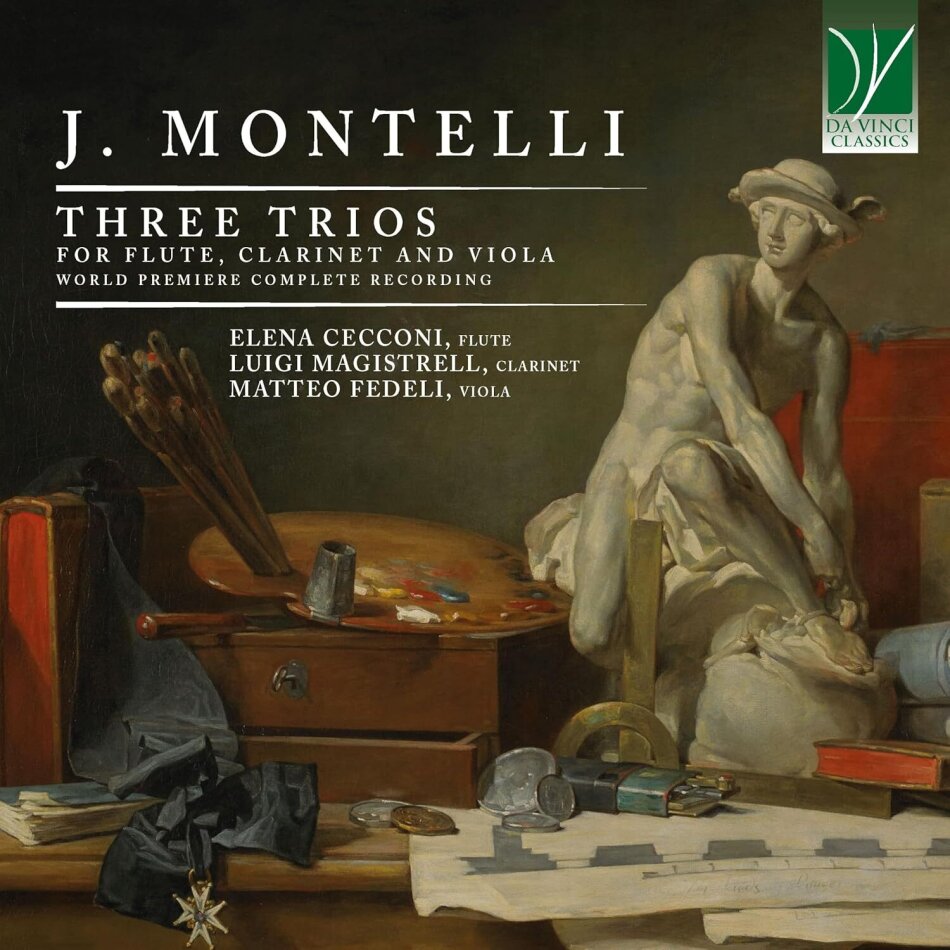 J. Montelli (fl. Late 18th Century), Elena Cecconi, Luigi Magistrelli & Matteo Fedeli - Three Trios For Flute, Clarinet - World Premiere Recording