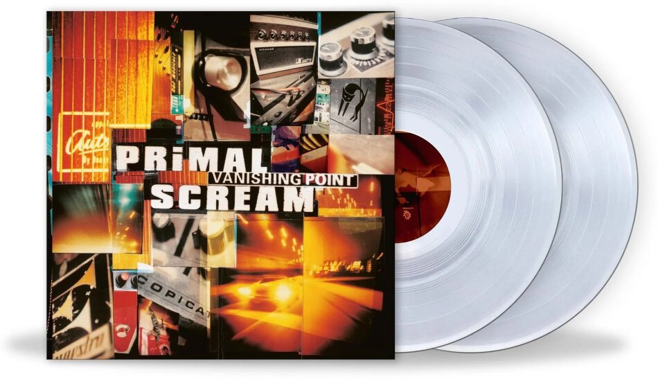Primal Scream - Vanishing Point 2026 Reissue, Sony Music, Crystal Clear Vinyl, 2 LPs