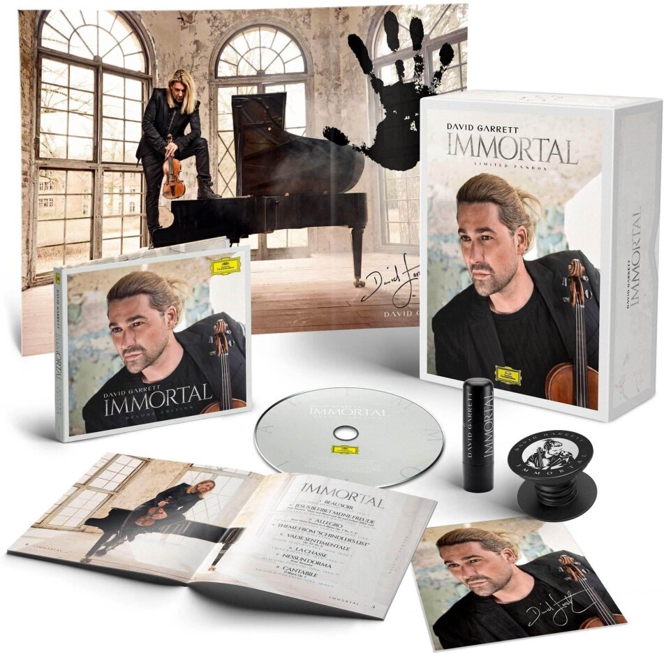 Claude Debussy (1862-1918), Johann Sebastian Bach (1685-1750), Fritz Kreisler (1875-1962), Wolfgang Amadeus Mozart (1756-1791) & David Garrett - Immortal Limited Fanbox