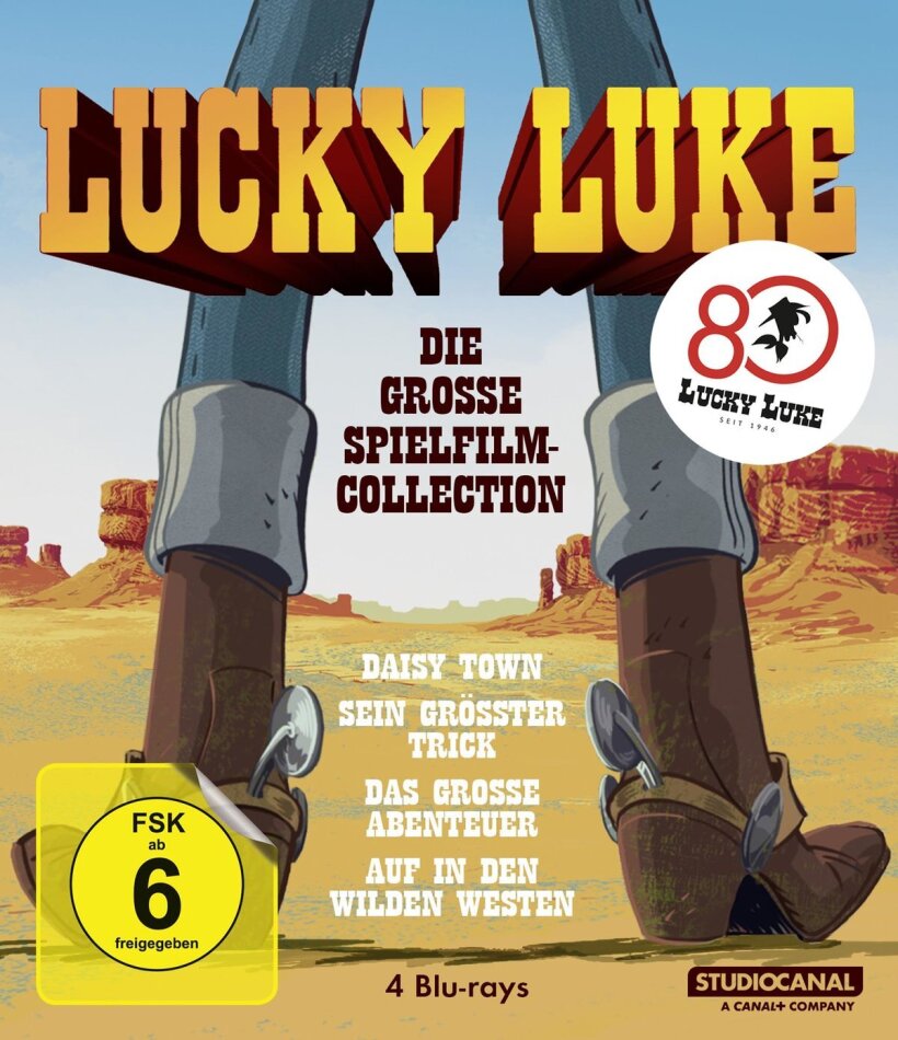 Lucky Luke - Die grosse Spielfilm-Collection 4 Blu-ray