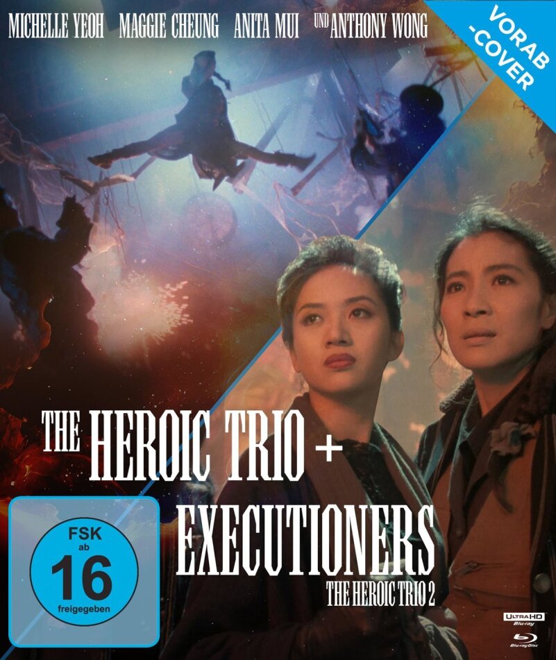 The Heroic Trio (1993) / The Heroic Trio 2: Executioners (1993) 2 4K Ultra HDs + 2 Blu-rays