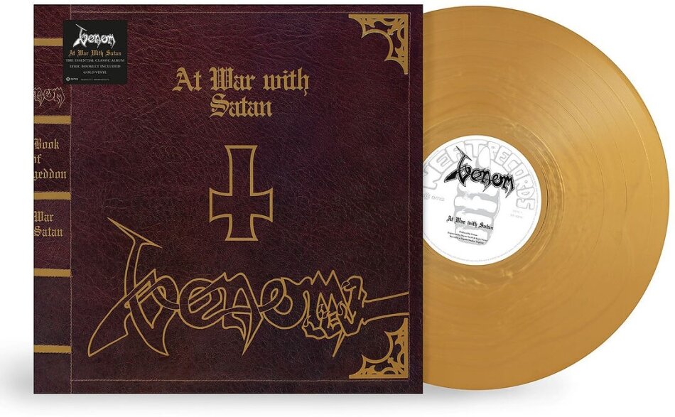 Venom - At War With Satan 2026 Reissue, BMG Rights Management, Gold Vinyl, LP