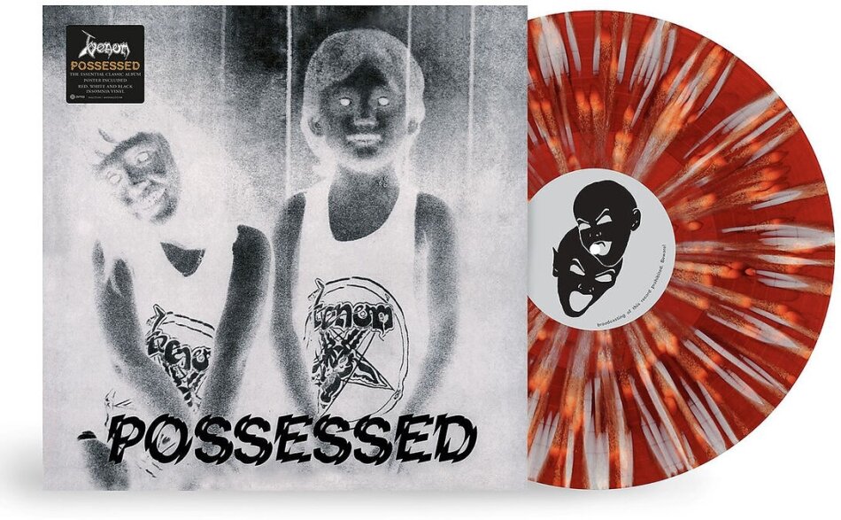 Venom - Possessed 2026 Reissue, BMG Rights Management, Red,Black,White Insomnia Vinyl, LP