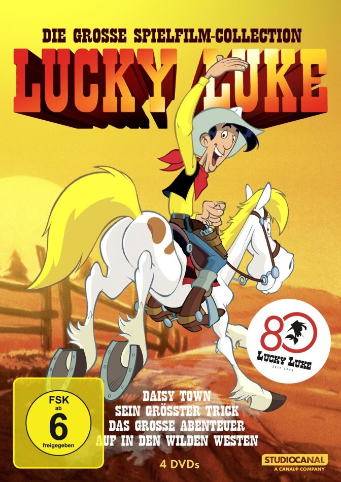 Lucky Luke - Die grosse Spielfilm-Collection 4 DVDs