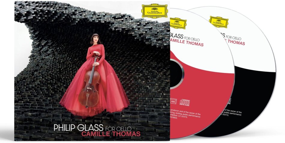 Philip Glass (*1937) & Camille Thomas - For Cello 2 CDs