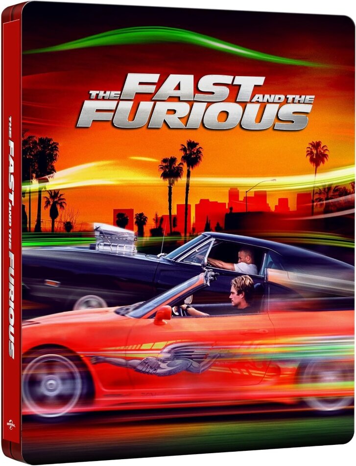 The Fast and the Furious (2001) 25th Anniversary Edition, Limited Edition, Steelbook, 4K Ultra HD + Blu-ray