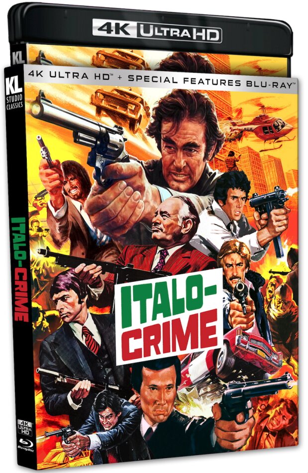 Italo-Crime - The Counsellor (1973) / Blazing Magnum (1976) / Weapons of Death (1977) Kino Lorber Studio Classics, 2 4K Ultra HDs + Blu-ray