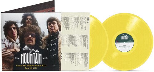Mountain - Live At The Fillmore East In Nyc June 28, 1971 2026 Reissue, Renaissance, Limited Edition, Remastered, Yellow Vinyl, 2 LPs