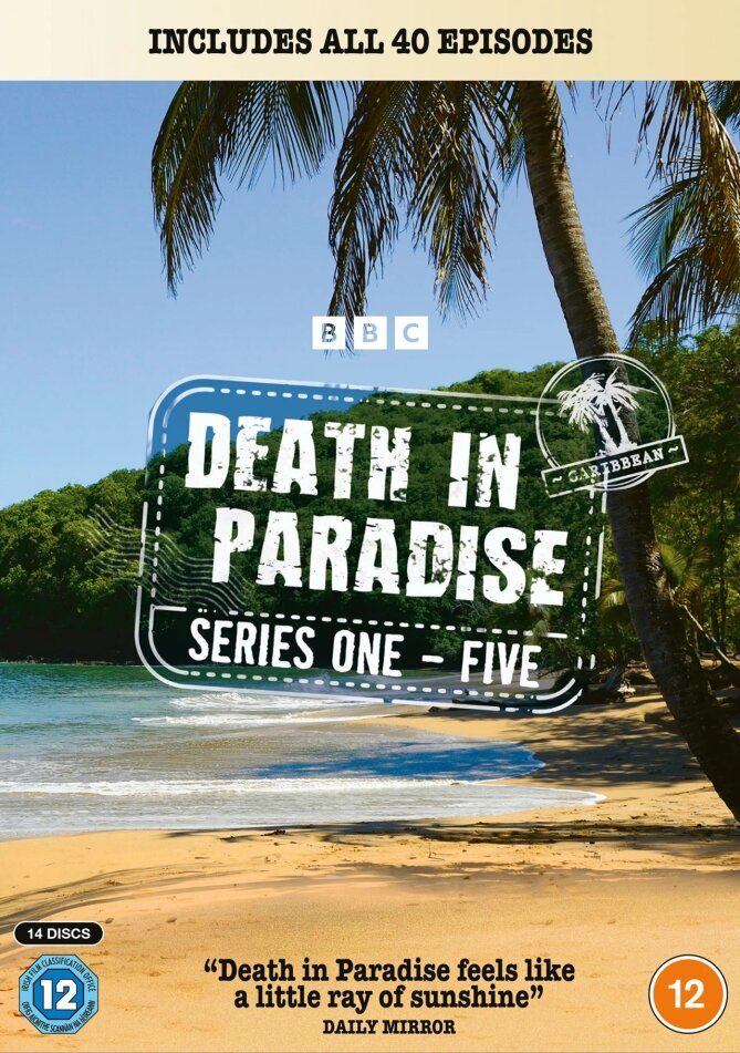 Death in Paradise - Series 1-5 BBC, 14 DVD