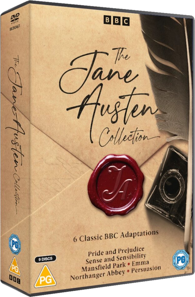 The Jane Austen Collection - 6 Classic BBC Adaptations 9 DVDs
