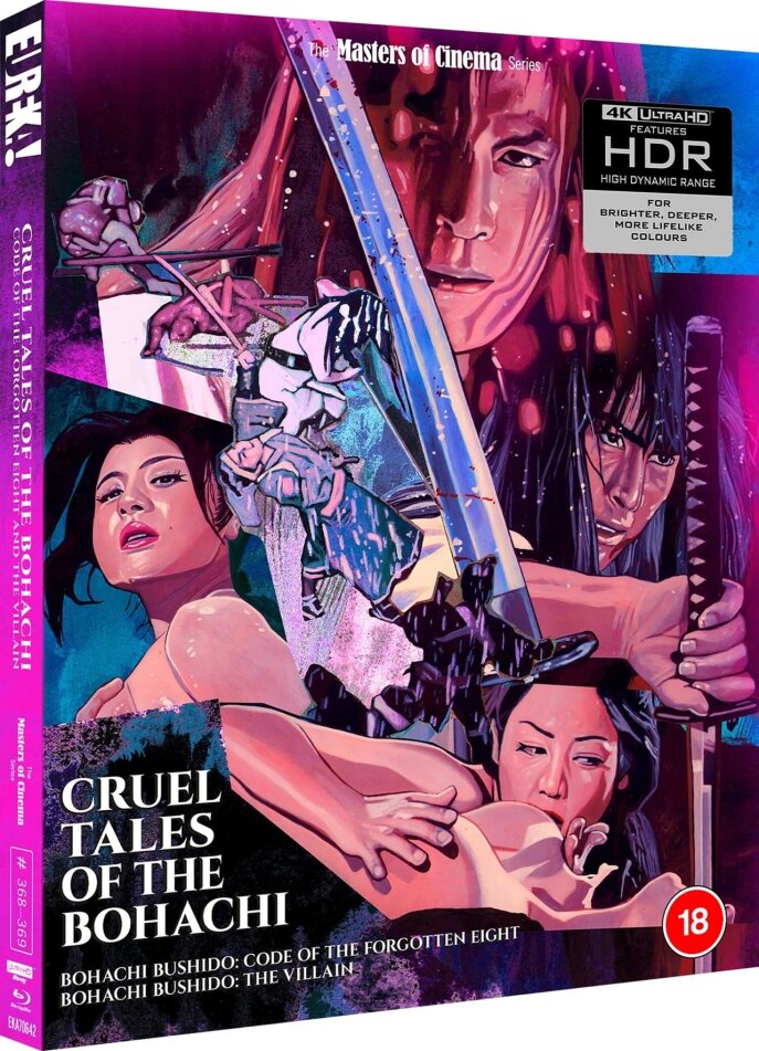 Cruel Tales of the Bohachi - Bohachi Bushido: Code of the Forgotten Eight / Bohachi Bushido: The Villain The Masters of Cinema Series, Edizione Limitata, 4K Ultra HD + Blu-ray