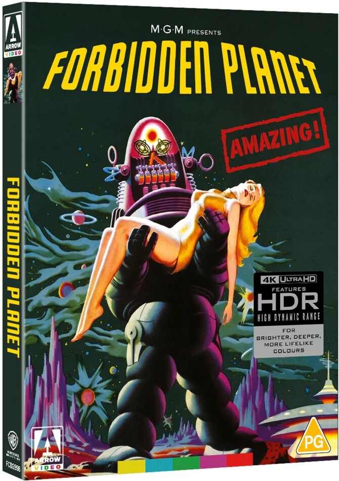 Forbidden Planet (1956) Limited Edition, 4K Ultra HD + Blu-ray