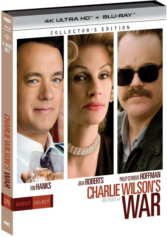 Charlie Wilson's War (2007) Shout Select, Collector's Edition, Restored, 4K Ultra HD + Blu-ray