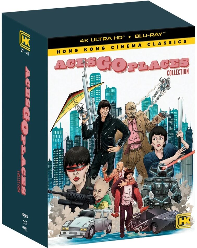 Aces Go Places Collection Hong Kong Cinema Classics, 5 4K Ultra HDs + 5 Blu-rays