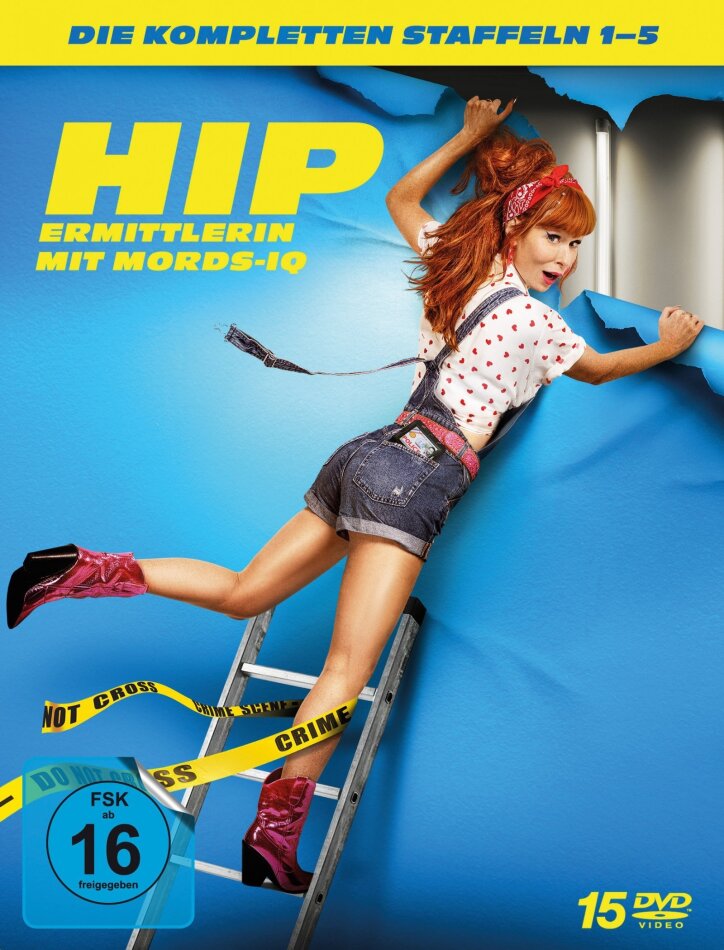 HIP: Ermittlerin mit Mords-IQ - Staffel 1-5 + Magnet-Sticker, Fan Edition, Limited Edition, 15 DVDs