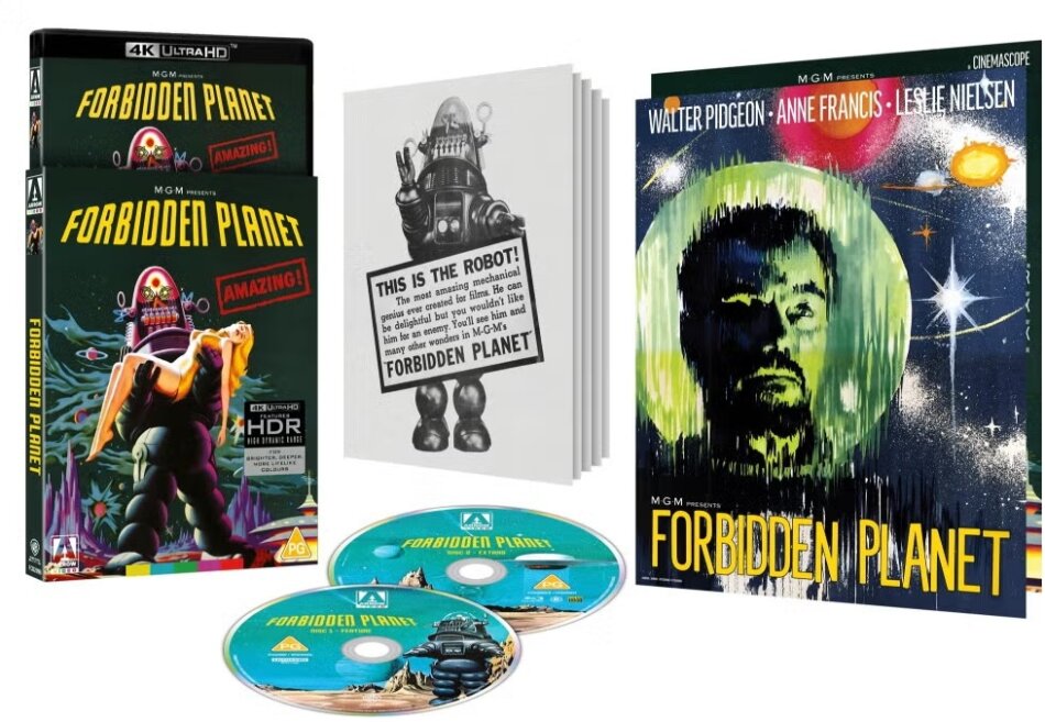 Forbidden Planet (1956) Limited Edition, Restaurierte Fassung, 4K Ultra HD + Blu-ray