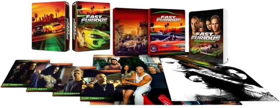 The Fast and the Furious (2001) Collector's Edition Limitata, Steelbook, 4K Ultra HD + Blu-ray