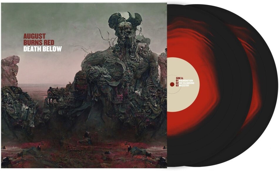 August Burns Red - Death Below Red-Black Inkspot Vinyl, 2 LP