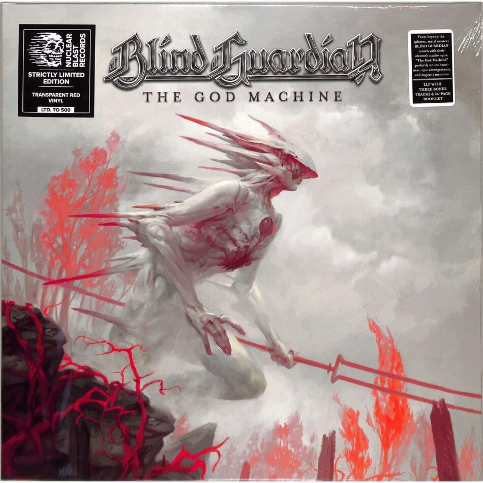 Blind Guardian - The God Machine Transparent Red Vinyl, 2 LPs