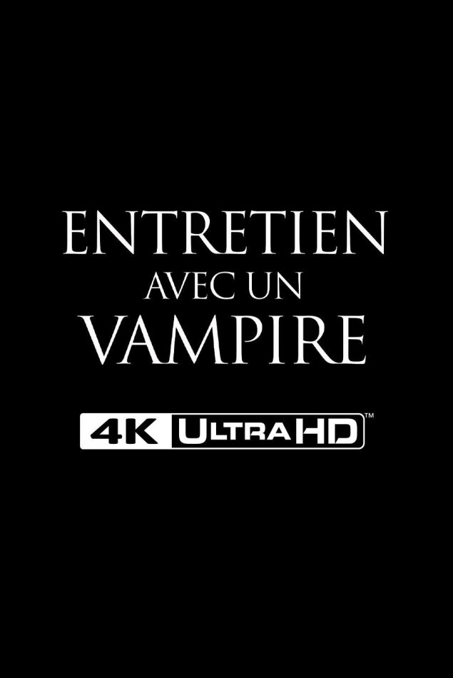 Entretien avec un vampire (1994) Édition Limitée, Steelbook, 4K Ultra HD + Blu-ray