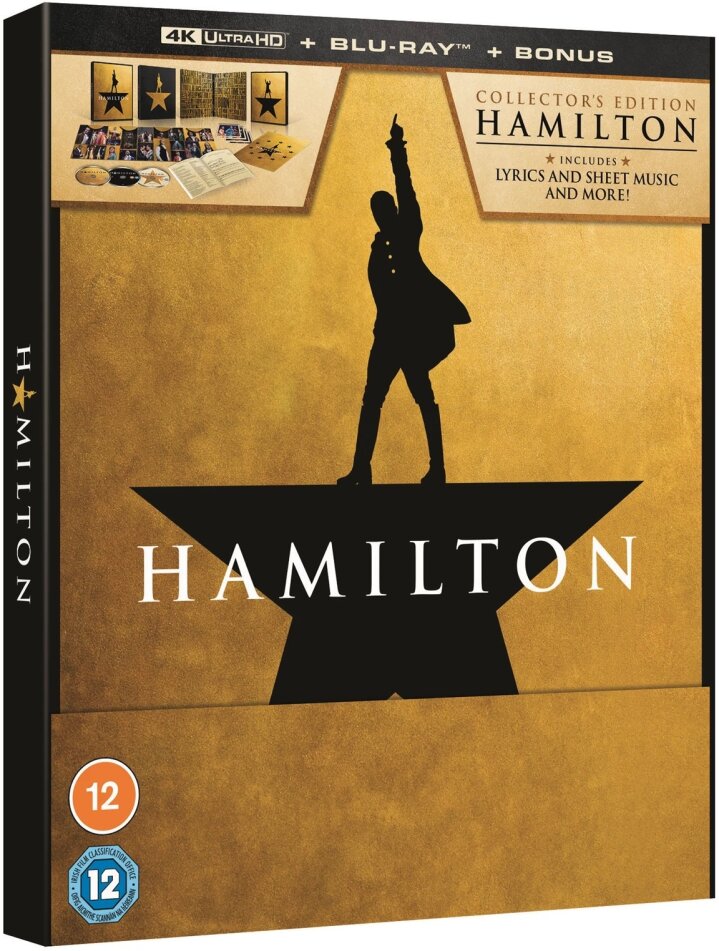 Hamilton (2020) Édition Collector Limitée, 2 4K Ultra HDs + Blu-ray