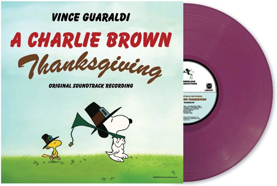 Vince Guaraldi - A Charlie Brown Thanksgiving 2026 Reissue, Pink Jelly Bean Vinyl, LP