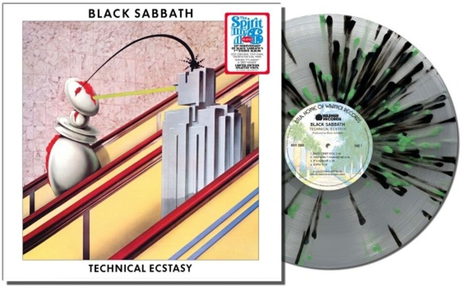 Black Sabbath - Technical Ecstasy (2026 Reissue, (Clear / Green / Black Splatter Vinyl, LP)