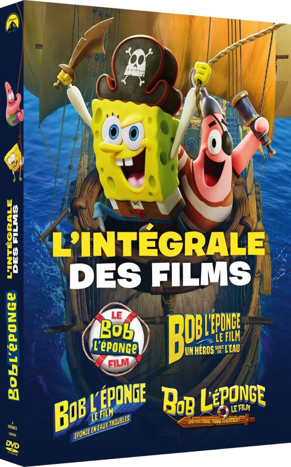 Bob l'éponge - L'intégrale des films 4 DVD