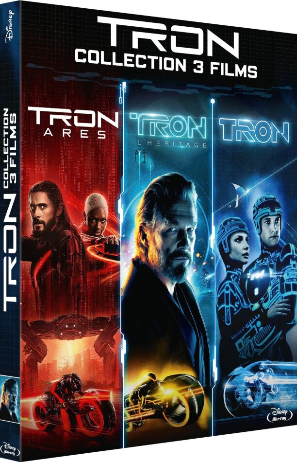 Tron (1982) / Tron - L'Héritage (2010) / Tron: Arès (2025) - Collection 3 films 3 Blu-rays