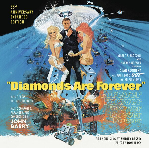 John Barry - Diamonds Are Forever (James Bond) - OST 2026 Reissue, La-La-Land Records, Expanded, 55th Anniversary Edition, Remastered