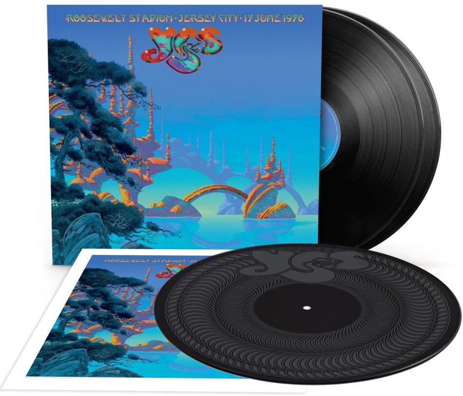 Yes - Live At Roosevelt Stadium, Jersey City, NJ, 17.6.1976 + Insert, Indies Exclusive, 3 LPs
