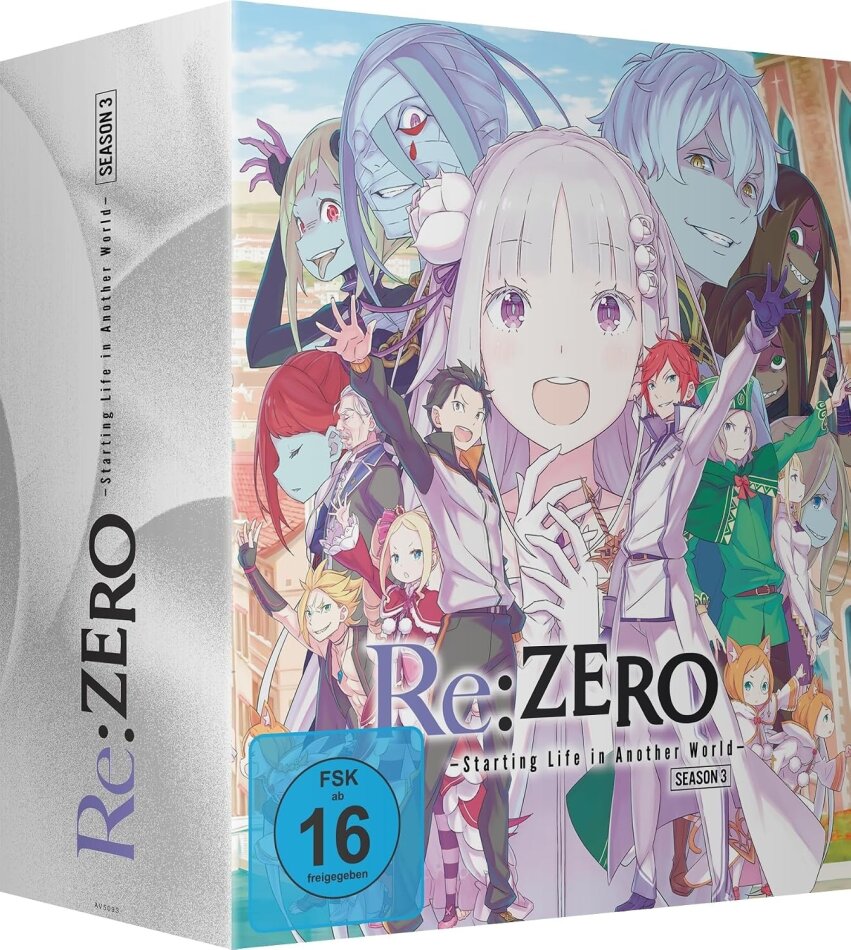Re:ZERO - Starting Life in Another World - Staffel 3 - Vol.1 (mit Sammelschuber) Limited Edition, 2 Blu-rays