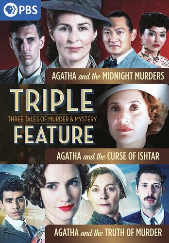 Triple Feature: Three Tales of Murder & Mystery - Agatha and the Midnight Murders / Agatha and the Curse of Ishtar / Agatha and the Truth of Murder 2 DVDs