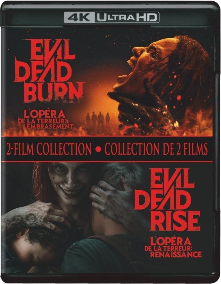 Evil Dead Burn - L'opéra de la terreur: l'embrasement (2026) / Evil Dead Rise - L'opéra de la terreur: Renaissance (2023) - 2-Film Collection / Collection de 2 Films 2 4K Ultra HDs