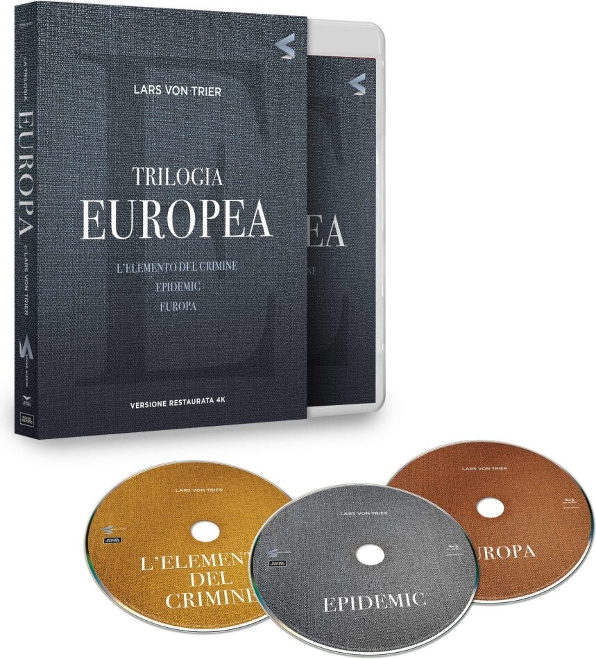 Trilogia Europea - Lars Von Trier Restaurierte Fassung, 3 Blu-rays